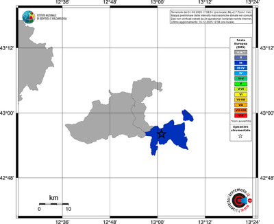 Mappa EMS - territori comuni