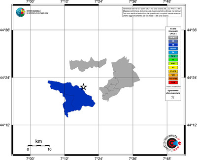 Mappa MCS - territori comuni