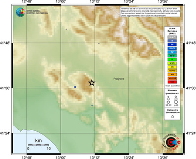 Mappa EMS - località
