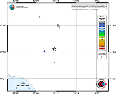 Mappa EMS - territori località