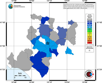 Mappa MCS - territori comuni