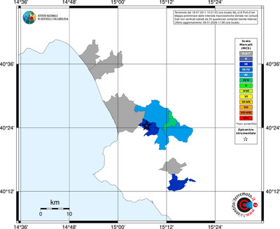 Mappa MCS - territori comuni