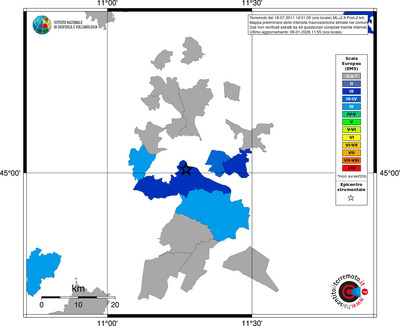 Mappa EMS - territori comuni
