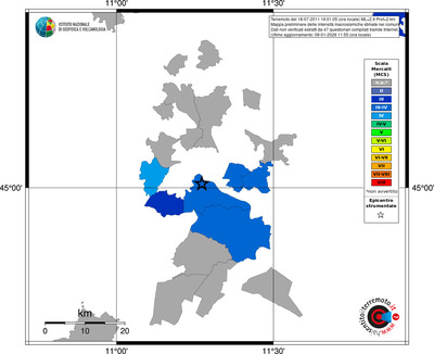 Mappa MCS - territori comuni