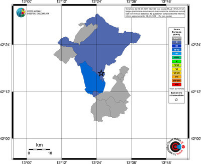 Mappa EMS - territori comuni