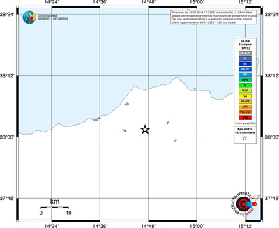 Mappa EMS - territori località