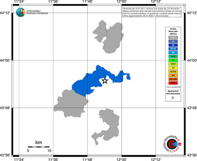 Mappa MCS - territori comuni