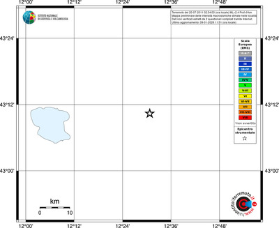Mappa EMS - territori località