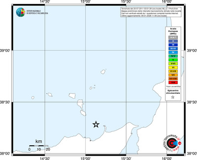 Mappa EMS - territori località