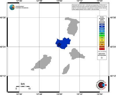 Mappa EMS - territori comuni