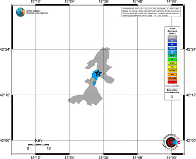 Mappa EMS - territori comuni