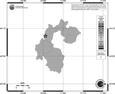 Mappa EMS - territori comuni