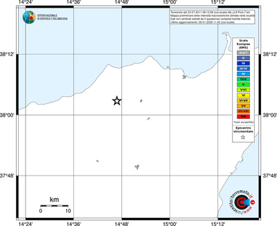 Mappa EMS - territori località