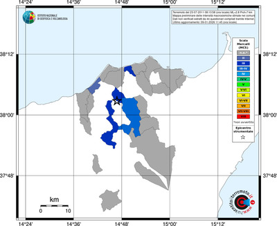 Mappa MCS - territori comuni