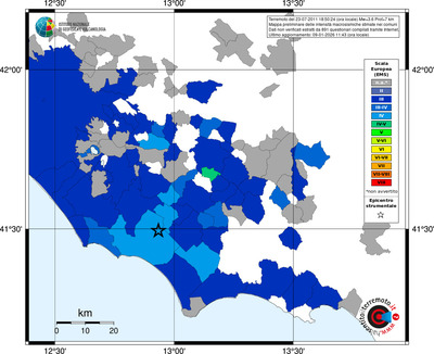 Mappa EMS - territori comuni