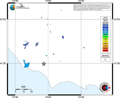 Mappa MCS - territori località