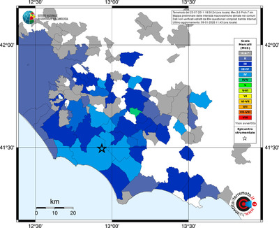 Mappa MCS - territori comuni