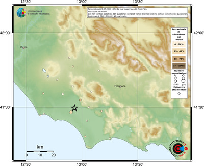 Mappa comuni con almeno 3 questionari
