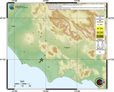 Mappa comuni con almeno 3 questionari