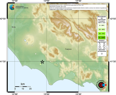 Mappa comuni con almeno 3 questionari