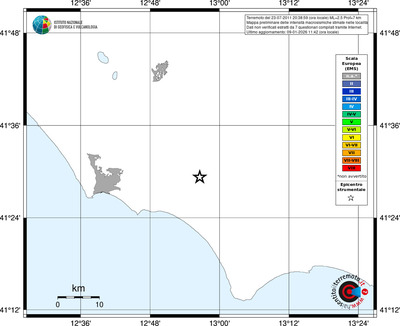 Mappa EMS - territori località