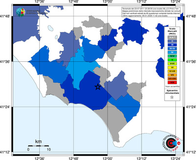 Mappa MCS - territori comuni
