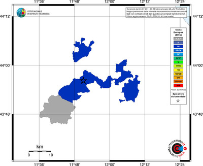 Mappa EMS - territori comuni
