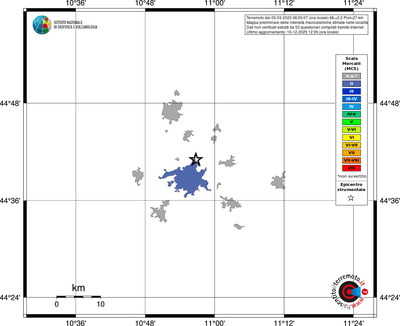 Mappa MCS - territori località