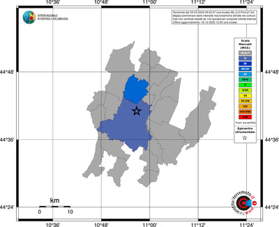 Mappa MCS - territori comuni