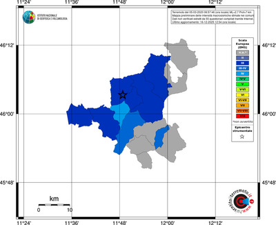 Mappa EMS - territori comuni