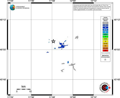 Mappa MCS - territori località