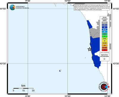 Mappa EMS - territori comuni