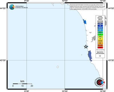 Mappa MCS - territori località