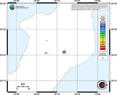 Mappa EMS - territori località