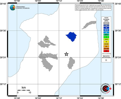 Mappa EMS - territori comuni