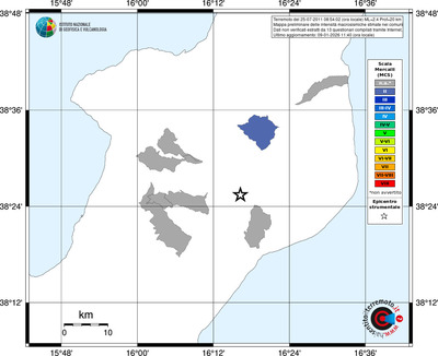 Mappa MCS - territori comuni