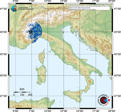 Area di invio delle email agli iscritti
