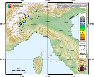 Mappa EMS - località