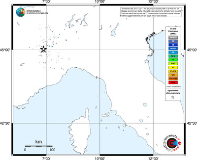Mappa EMS - territori località