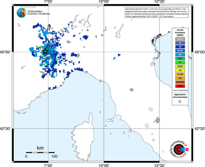 Mappa EMS - territori comuni