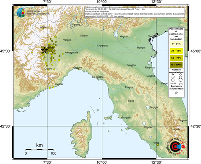 Mappa comuni con almeno 3 questionari