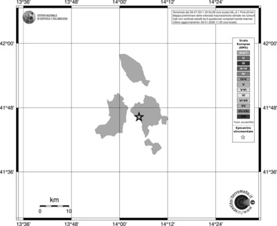 Mappa EMS - territori comuni