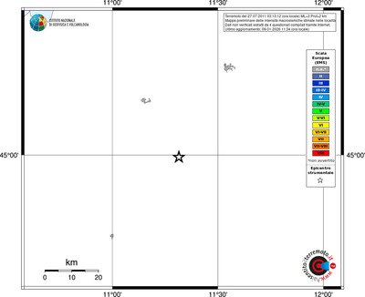 Mappa EMS - territori località