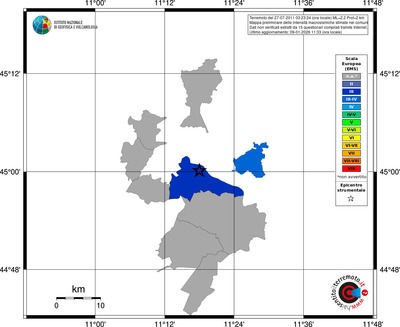 Mappa EMS - territori comuni