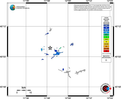 Mappa MCS - territori località