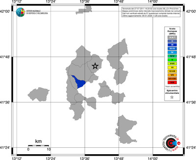 Mappa EMS - territori comuni