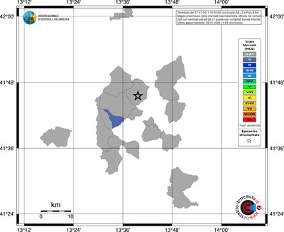 Mappa MCS - territori comuni