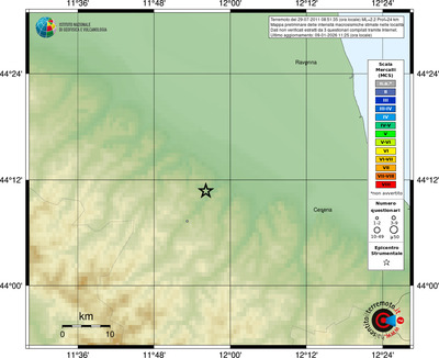 Mappa MCS - località