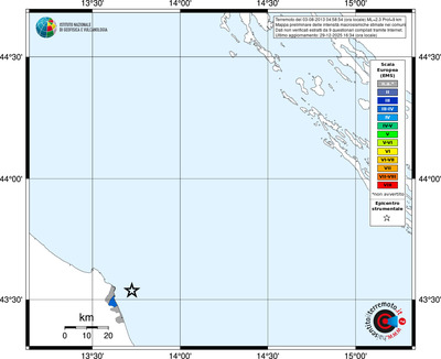 Mappa EMS - territori comuni