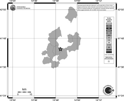 Mappa EMS - territori comuni
